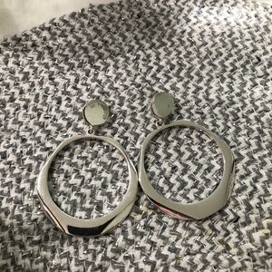 Silver earrings